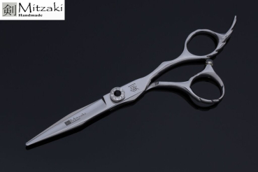Mitzaki-YANAMI 5.5 ZOLL oder 6.0 ZOLL" , Ein Alleskönner in 440C Japan-PREMIUMSTAHL, schwarzer Schmuckstein in Swarovskifassung als Einstellschraube,inclusive Lederetui und Pflegemittel
